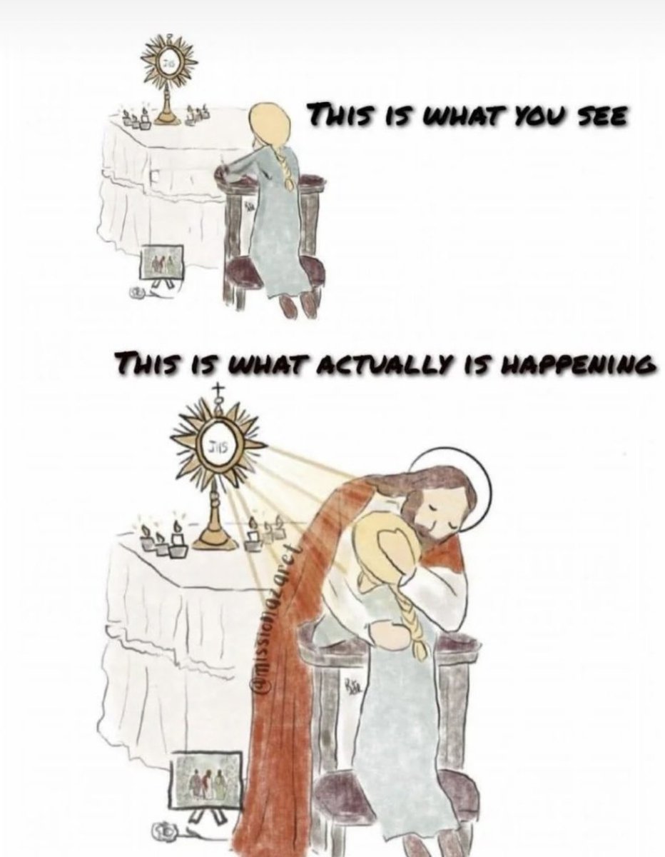 Go to Adoration whenever you can🙏🏻🤍