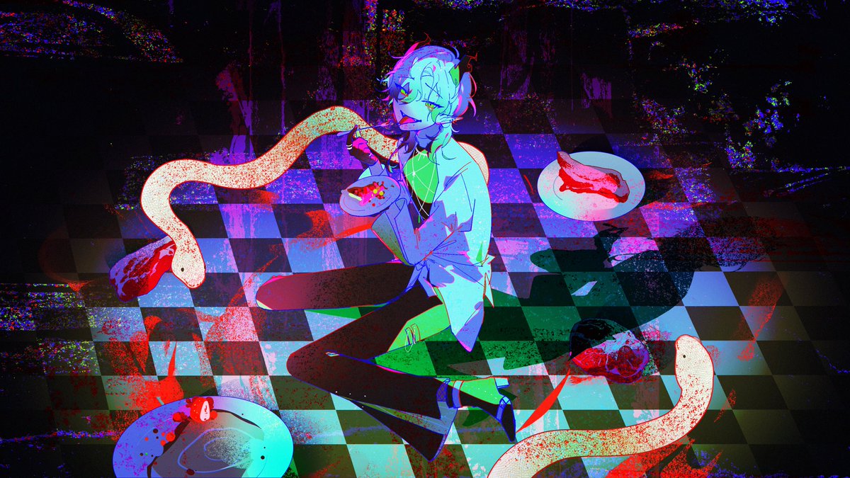 ☺️✊ congrats for the cover release‼️‼️‼️ I may or may not have done the art for iota’s Loveit? cover,,,,
it looks and sounds SO cool so go check it out 🤤🤤🤤