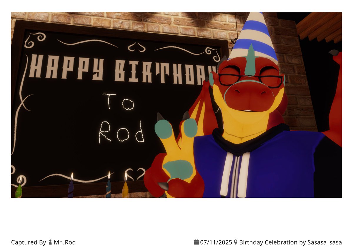 Real_Mr_Rod's tweet photo. We had a birthday party on VR https://t.co/Azld6QhKGX