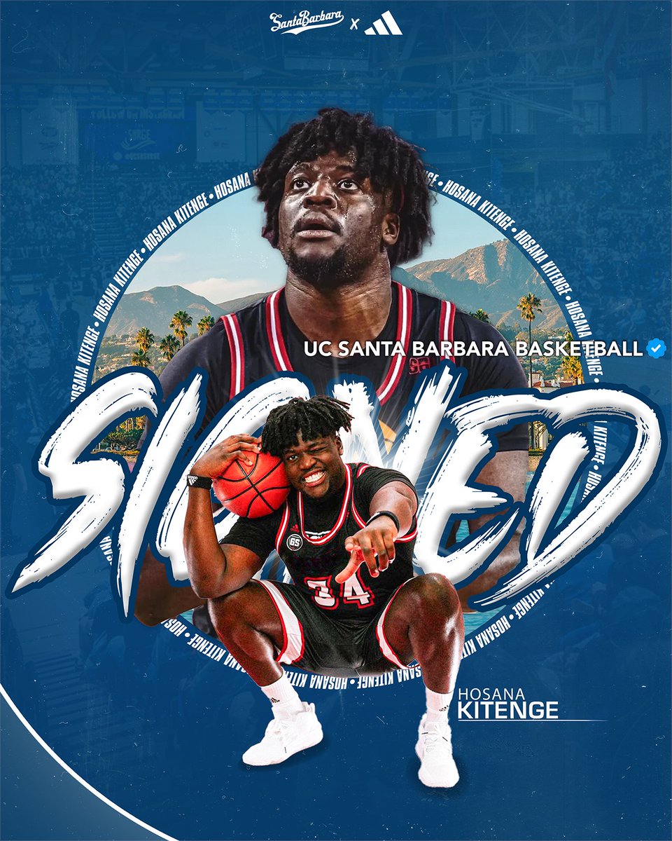 UCSBbasketball's tweet image. SIGNED &amp;amp; OFFICIAL ✍️ Welcome to Santa Barbara, Hosana Kitenge!

➡️11.9 PPG 6.5RPG in 23-24
➡️Sun Belt 3rd Team All-Conference
➡️Preseason Sun Belt All-Conference

#GoGauchos | @hosanakitenge34