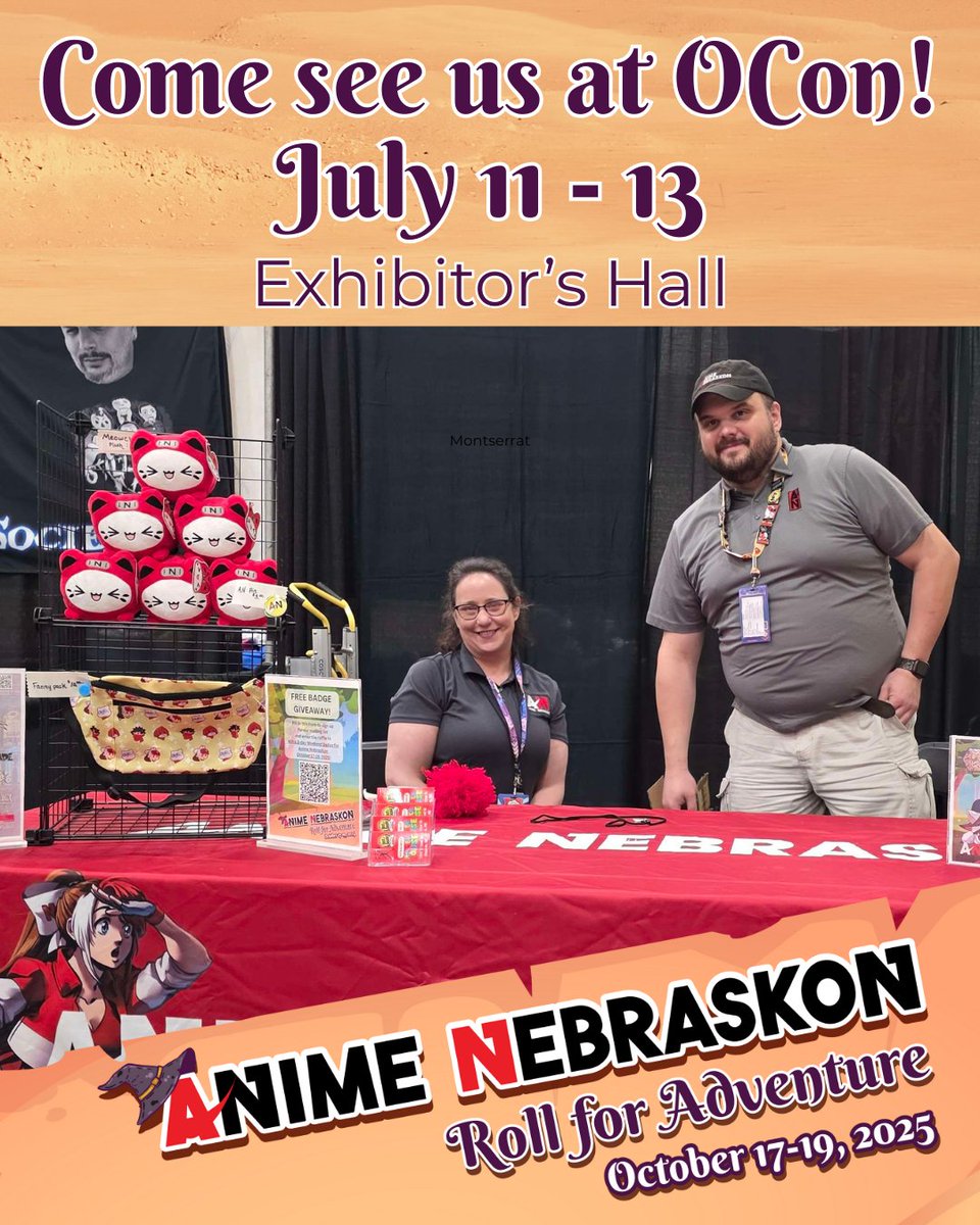 animenebraskon (@animenebraskon) on Twitter photo Come see us this weekend at <a href="/OmahaComicCon/">O Con Expo</a>! We will be hanging out all three days at the Mid-America Center in the exhibitor's hall facing the wrestling ring. There will be a badge giveaway over the weekend as well as have a $5 off coupon for current sales. Come see us this weekend at <a href="/OmahaComicCon/">O Con Expo</a>! We will be hanging out all three days at the Mid-America Center in the exhibitor's hall facing the wrestling ring. There will be a badge giveaway over the weekend as well as have a $5 off coupon for current sales.