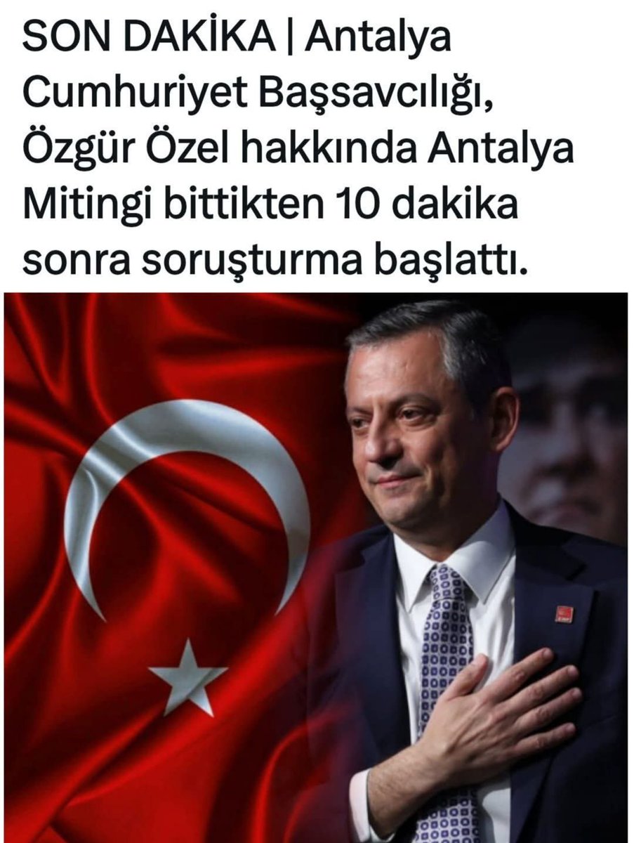 ÖZGÜR ÖZEL"E DESTEK VE MORAL İÇİN  ALKIŞ  BIRAKIRMISIN?

İLK  👏 BENDEN GELSİN.