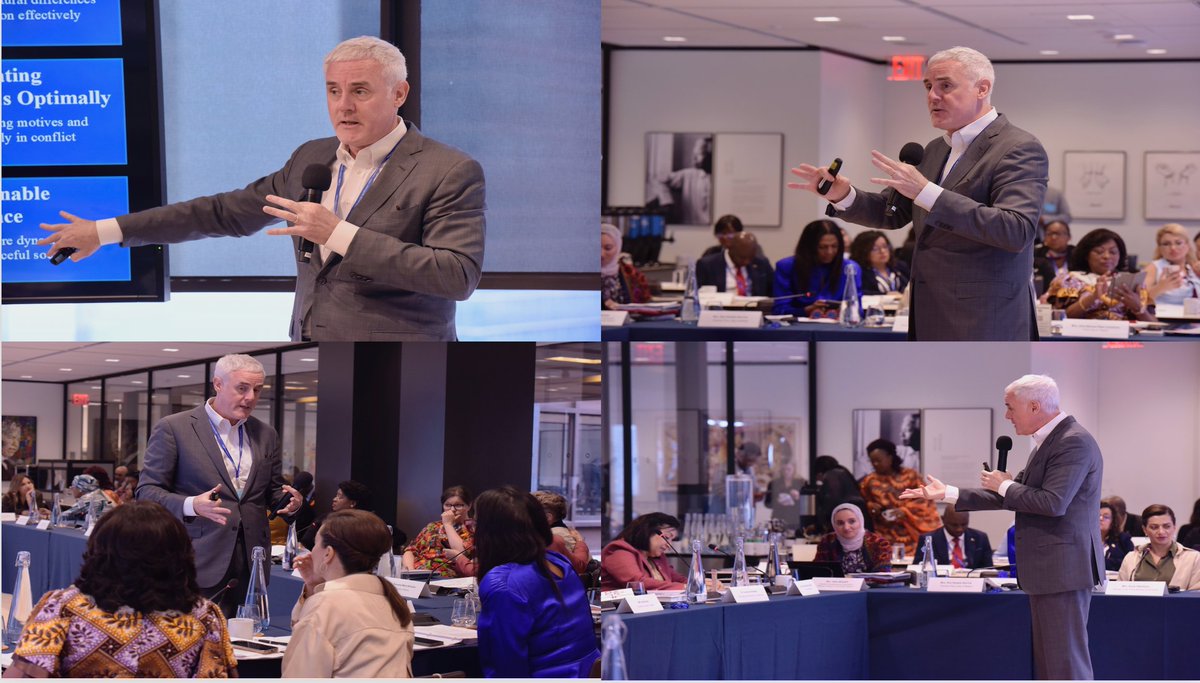 PeterTColeman1's tweet image. A genuine honor to work with the Excellencies of the Global First Partners' Academy at the Ford Foundation this week. We discussed Conflict-Intelligent Leadership - and I learned a great deal!
