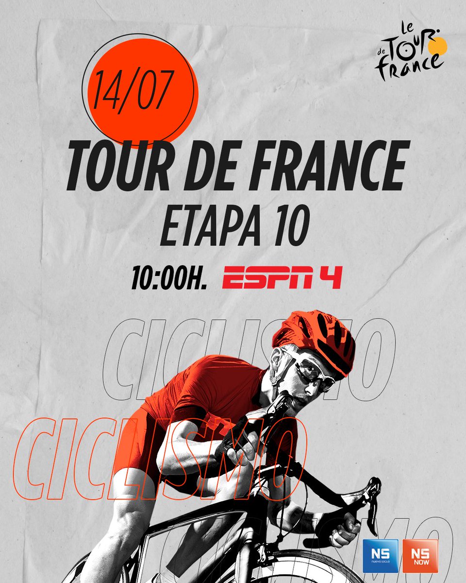 ¡Empezá la semana con Tour de France!

Miralo desde tu TV o desde donde estés con NSNOW 📺📱💻