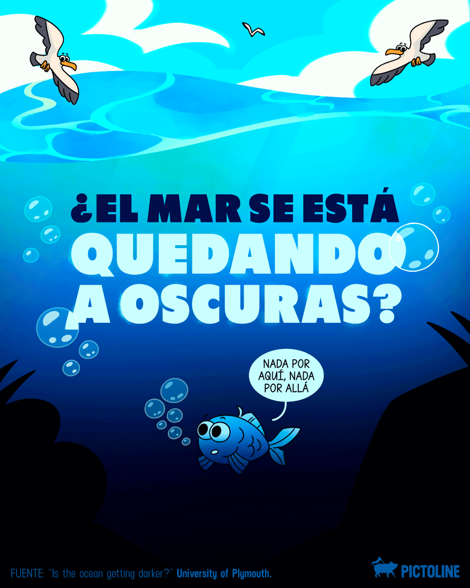 pictoline's tweet photo. 🌎🌊 El océano se está quedando a oscuras y, aunque vivas a kilómetros de cualquier playa, eso te afecta 😥

#contaminacion #oceano #cambioclimático #contaminacióncostera #ecosistemasmarinos #ciencia #naturaleza #pictoline https://t.co/deC4trBZn9