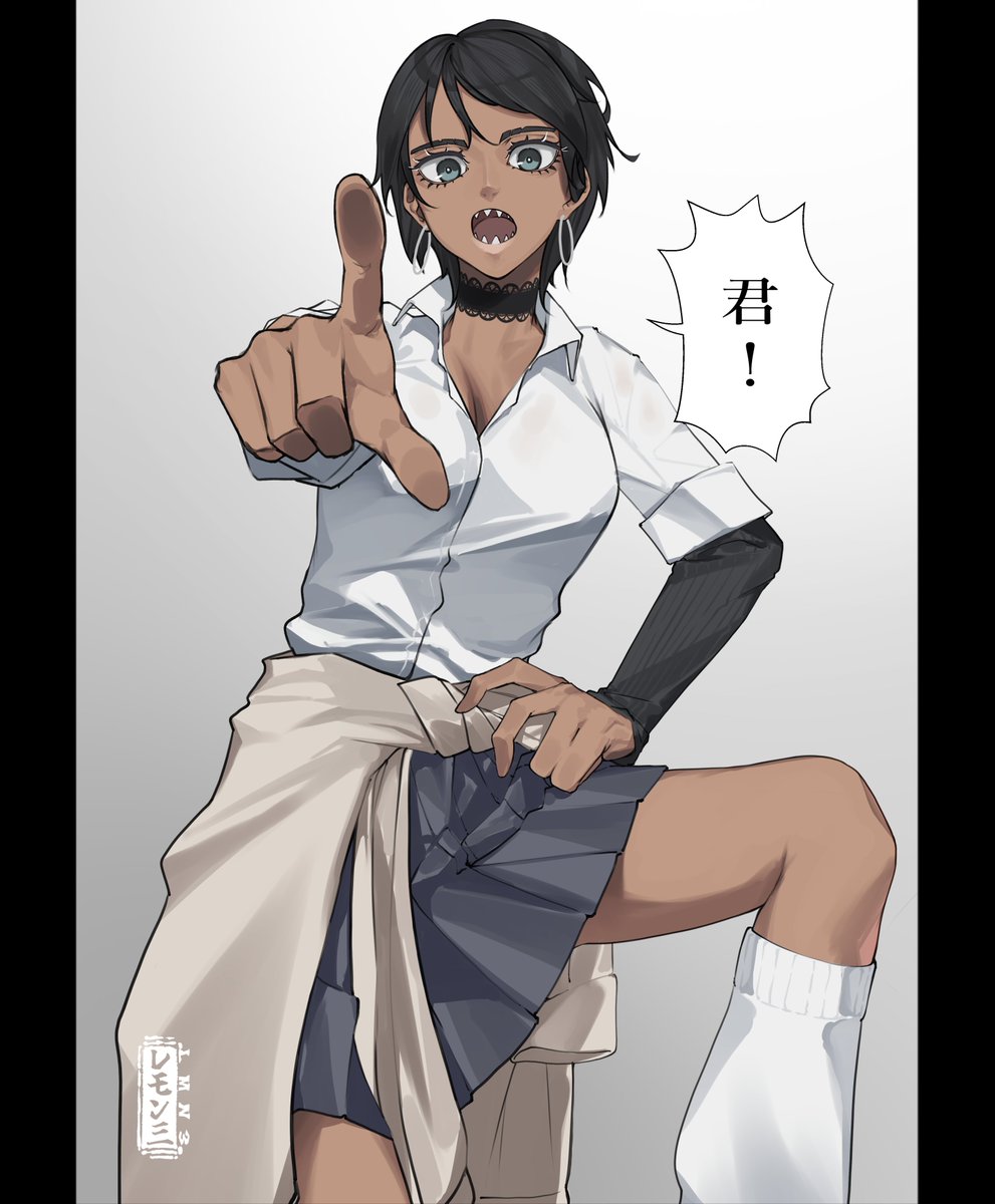 LMN3_'s tweet image. 君！　＃イラスト