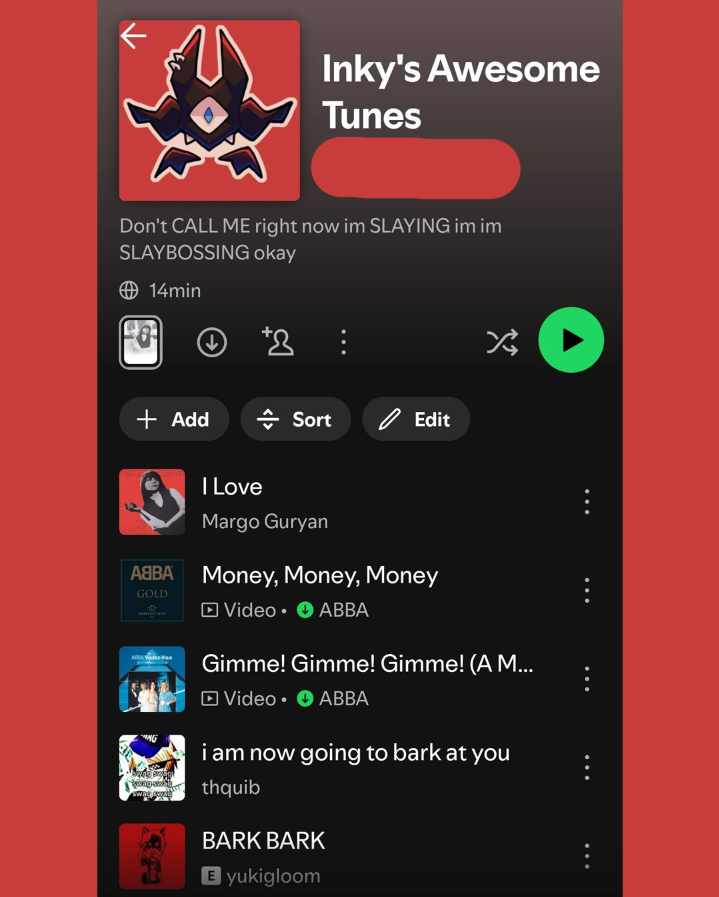 DemonInkorp's tweet image. What ya&apos;ll think about my spotify playlist?