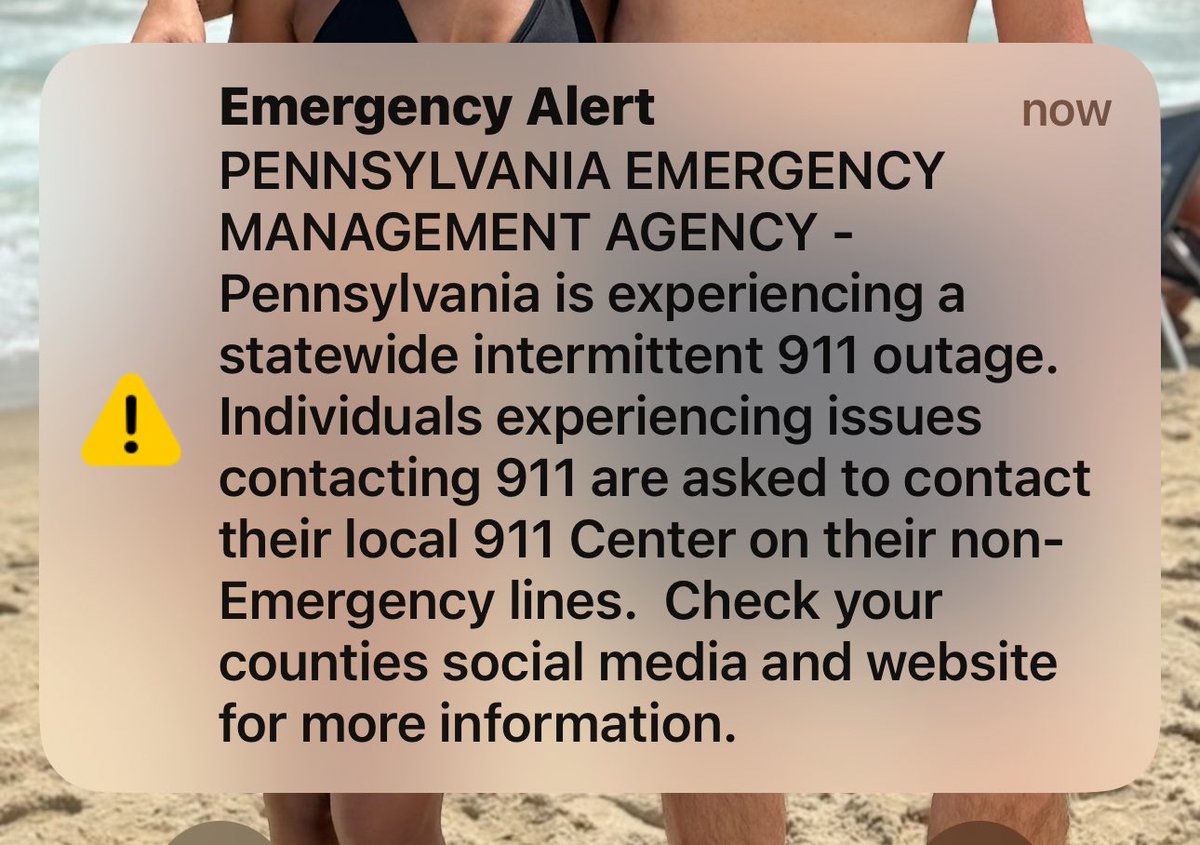 I’ve never seen such an alert. That’s crazy!