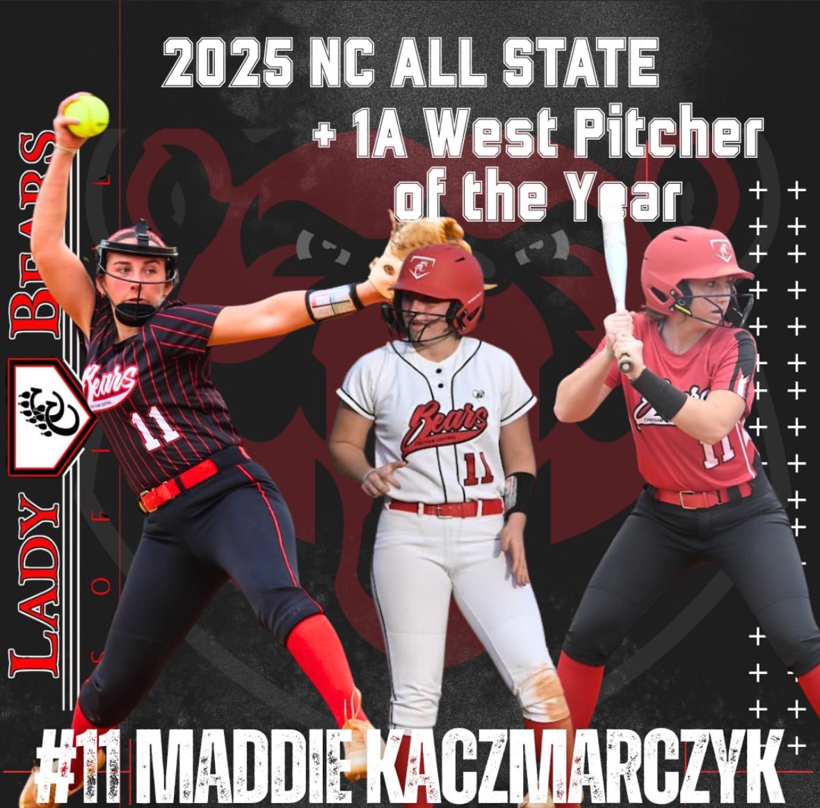 Not to long after I was named all district I also found out I was named all state. So happy for me and my girl <a href="/SallieOldham07/">Sallie Oldham</a>! I was also named as the 1A west pitcher of the year! Thanks to everyone for an amazing season!!!!
<a href="/cchs_sb_team/">Chatham Central High School Softball</a> <a href="/carolinaelitejw/">carolinaelitejw</a>