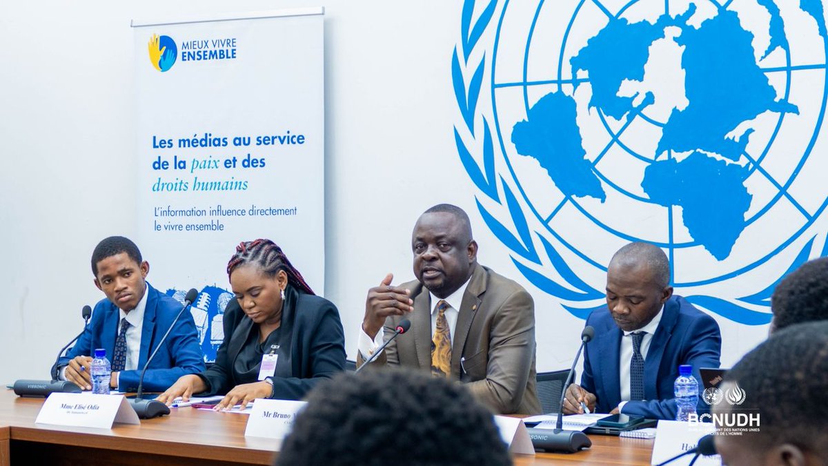 unjhro's tweet image. #RDC#Kinshasa 11.07.25:  @unjhro a organisé un atelier de sensibilisation à l&apos;intention des journalistes sur leur responsabilité dans la cohésion sociale et la lutte contre les discours de haine . 36 journalistes dont 19 femmes y ont pris part. @csac_rdc   ##MieuxVivreEnsemble