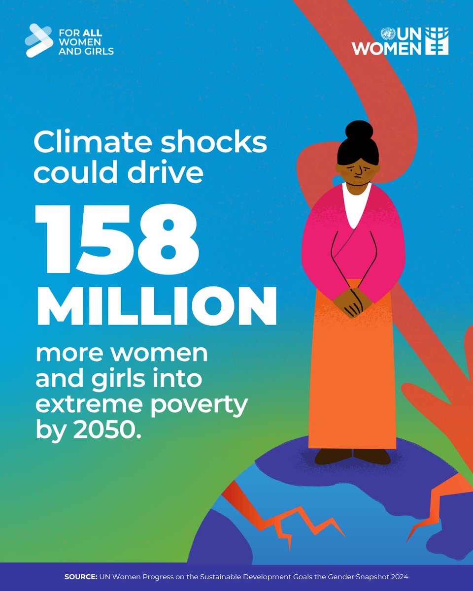 unwomencarib's tweet image. When women have the resources and power to lead #ClimateAction ๐๐ก๏ธ, we can build a sustainable future for all.
As we mark our 15th anniversary, read more about @unwomencarib work to centre womenโs voices in #ClimateAction unwo.men/C6Py50Woycj
#ForAllWomenAndGirls