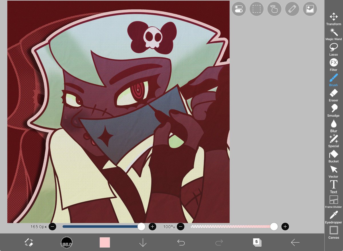 Artfight attack for <a href="/styxxsyringe/">styx - team fossils ☠️</a>’s Octavia