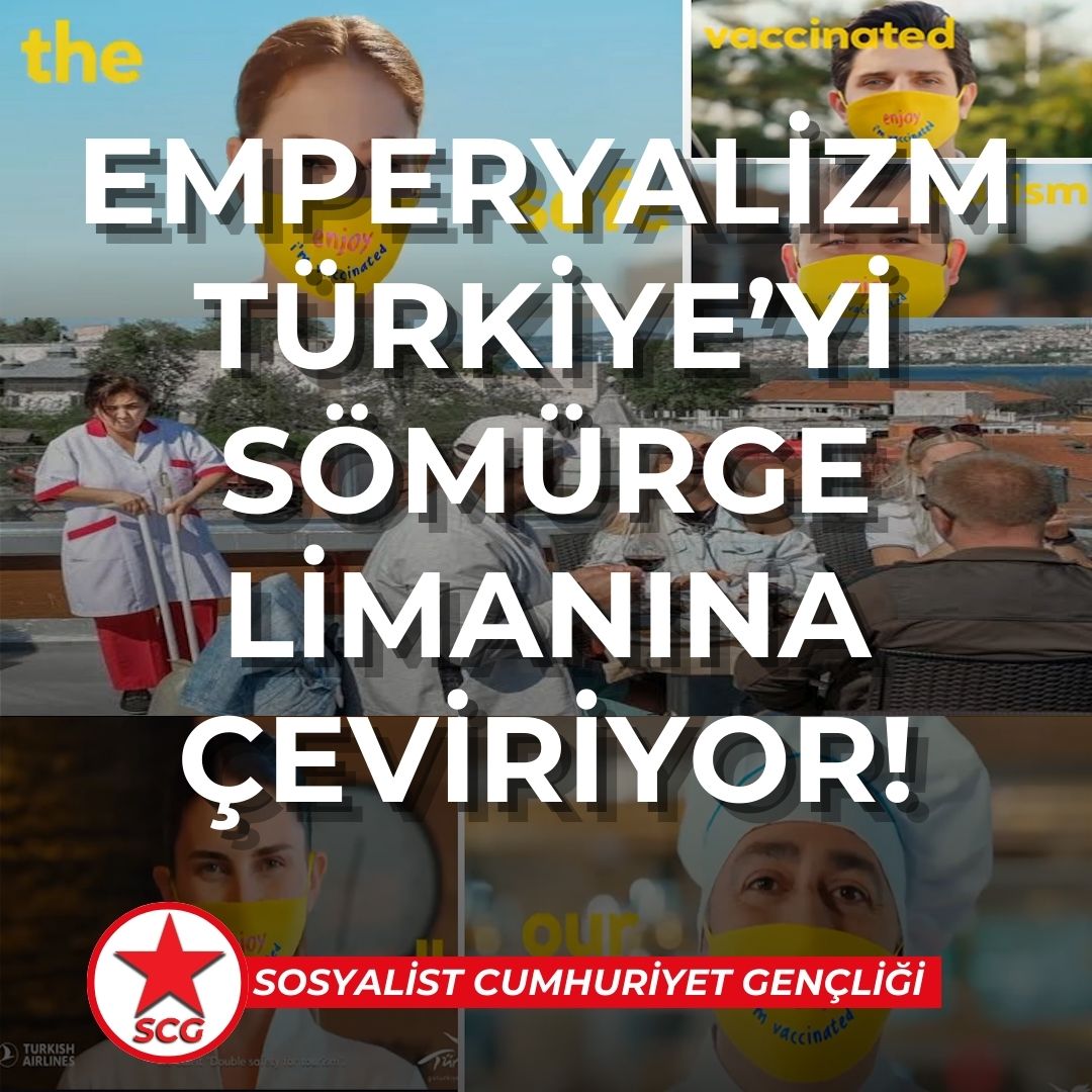 Emperyalizm Türkiye'yi sömürge limanına çevirmektedir!

İnsanca yaşama hakkına aykırı olarak AKP Hükümeti ülkemizin Turizm emekçileri üstünde ki baskılarını artırıyor. 6 günde 1 izin hakkını 11 Günde 1 izin hakkı olarak değiştirilmesi Türkiye'deki emek sömürüsünü arttırarak