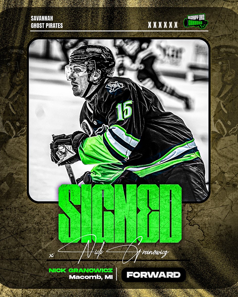 SavGhostPirates's tweet image. Nick Granowicz is back in Savannah! #ReadyTheCannons
➡️ghostpirateshockey.com/news/2025/07/g…