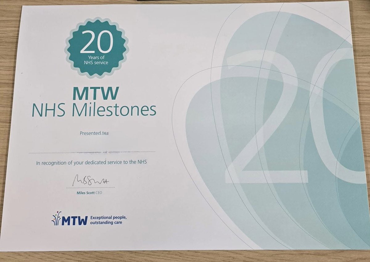 Really nice to see teams receive 10 and 20 year long service awards today - so many different stories and professions!