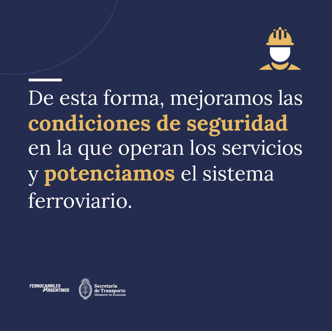 🛠️Emergencia Ferroviaria🛠️

El CENACAF consolida su liderazgo en la formacion de los trabajadores del sistema.

Más info 👇
argentina.gob.ar/noticias/cenac…