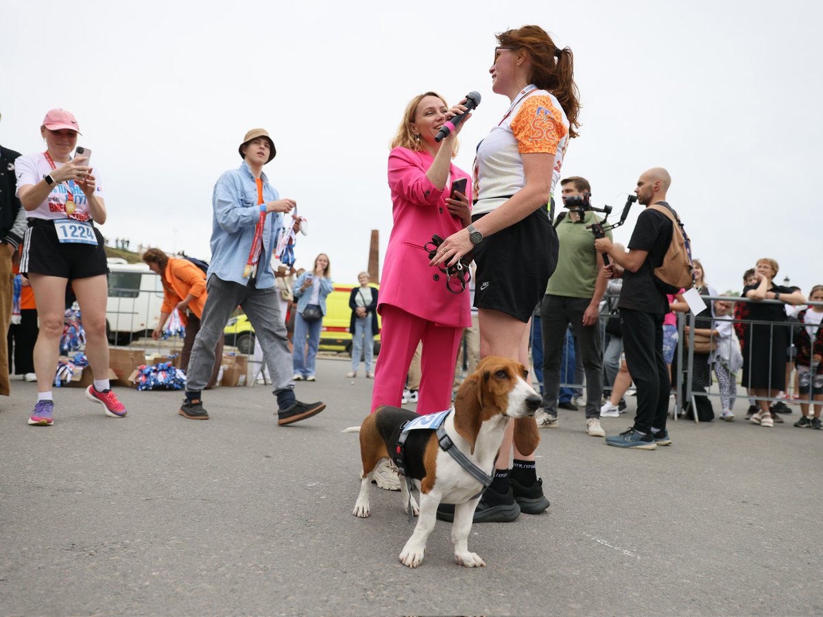 Самый популярный участник Муромского полумарафона.