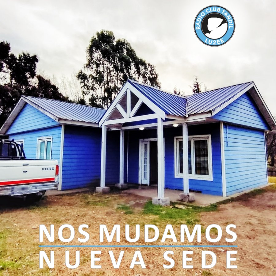 Nos estamos mudando! 🏠🚚

Todavía falta bastante, pero esperamos pronto hacer la inauguración de nuestra nueva sede en Gabriel Taborin 1599, Tandil.

Más info en lu2ee.org.ar/?p=1186

#LU2EE #radioclubtandil #NuevaSede