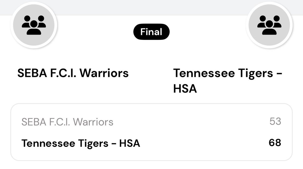 Tennessee Tigers (@tigerstennessee) on Twitter photo 🚨2026 TIGERS WIN:
17U starts off <a href="/hoopseen/">HoopSeen</a> Best of the South with a 15 point W! 🚨2026 TIGERS WIN:
17U starts off <a href="/hoopseen/">HoopSeen</a> Best of the South with a 15 point W!