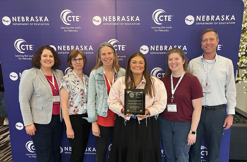 LPSorg's tweet image. State leaders presented LPS with the Nebraska Career and Technical Education Outstanding Middle School Programs of 2025 Award at this summer’s Nebraska Career Education Conference! #LPSProud
Read more about the state recognition in this story: lps.org/post/detail.cf…