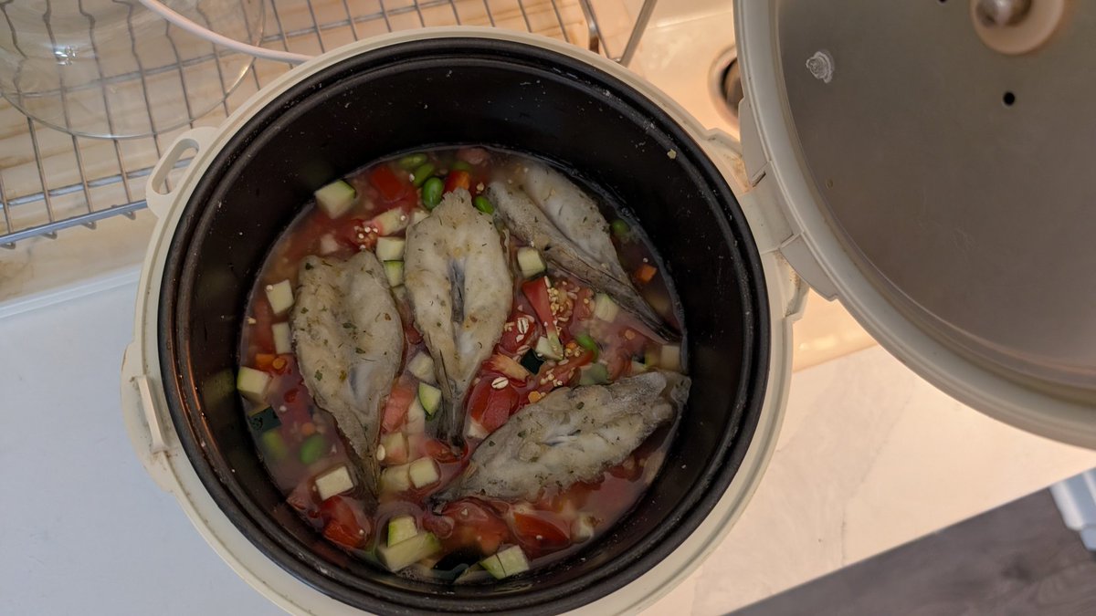 huangkm's tweet image. Science experiment. Trying to save on budget and also eat healthy.