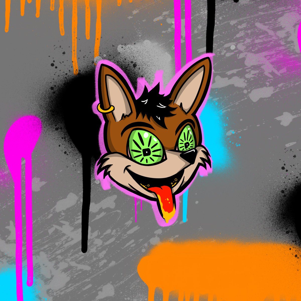 dezignrphill's tweet photo. Cartoon design by DEZIGNRPHILL my cartoon style of the @spurs coyote #satx #SanAntonio #texas #spurs #cartoon https://t.co/IKHhZvgsCm