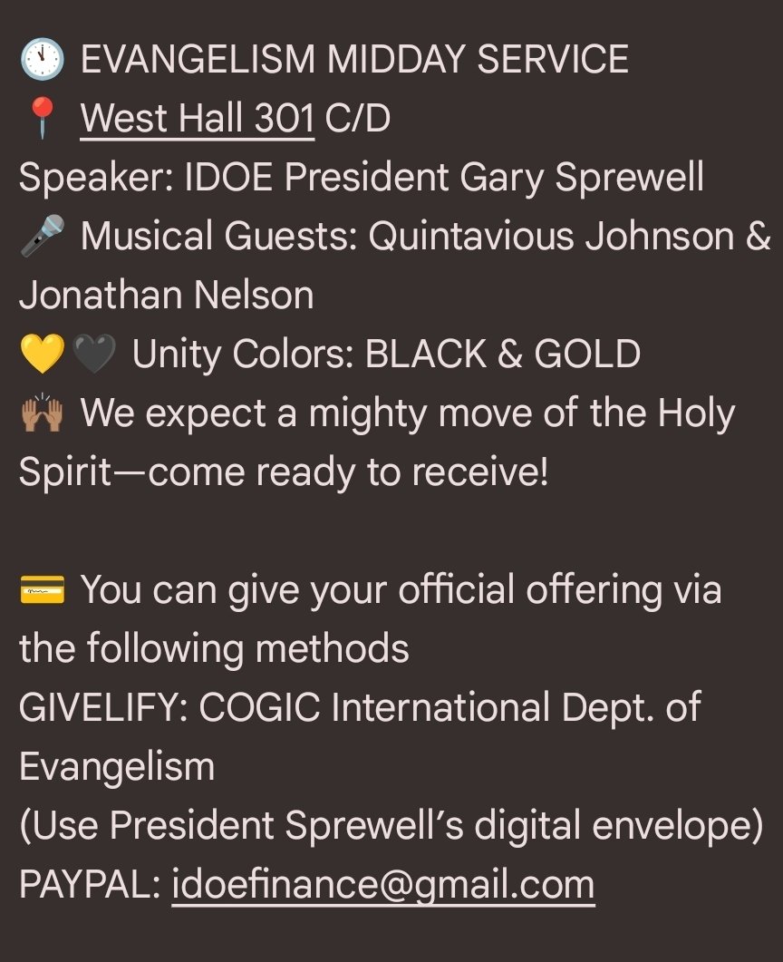 COGIC IDOE tweet media