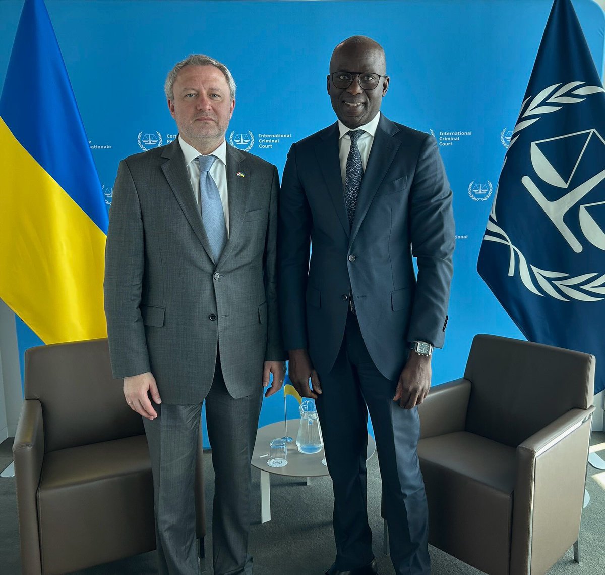 AndriyKostinUa's tweet image. Held productive meetings with ICC President, Registrar and Deputy Prosecutor of the OTP and his team to reaffirm 🇺🇦's unwavering commitment to international justice. Discussions focused on accountability for international crimes and strengthening cooperation with the Court.…