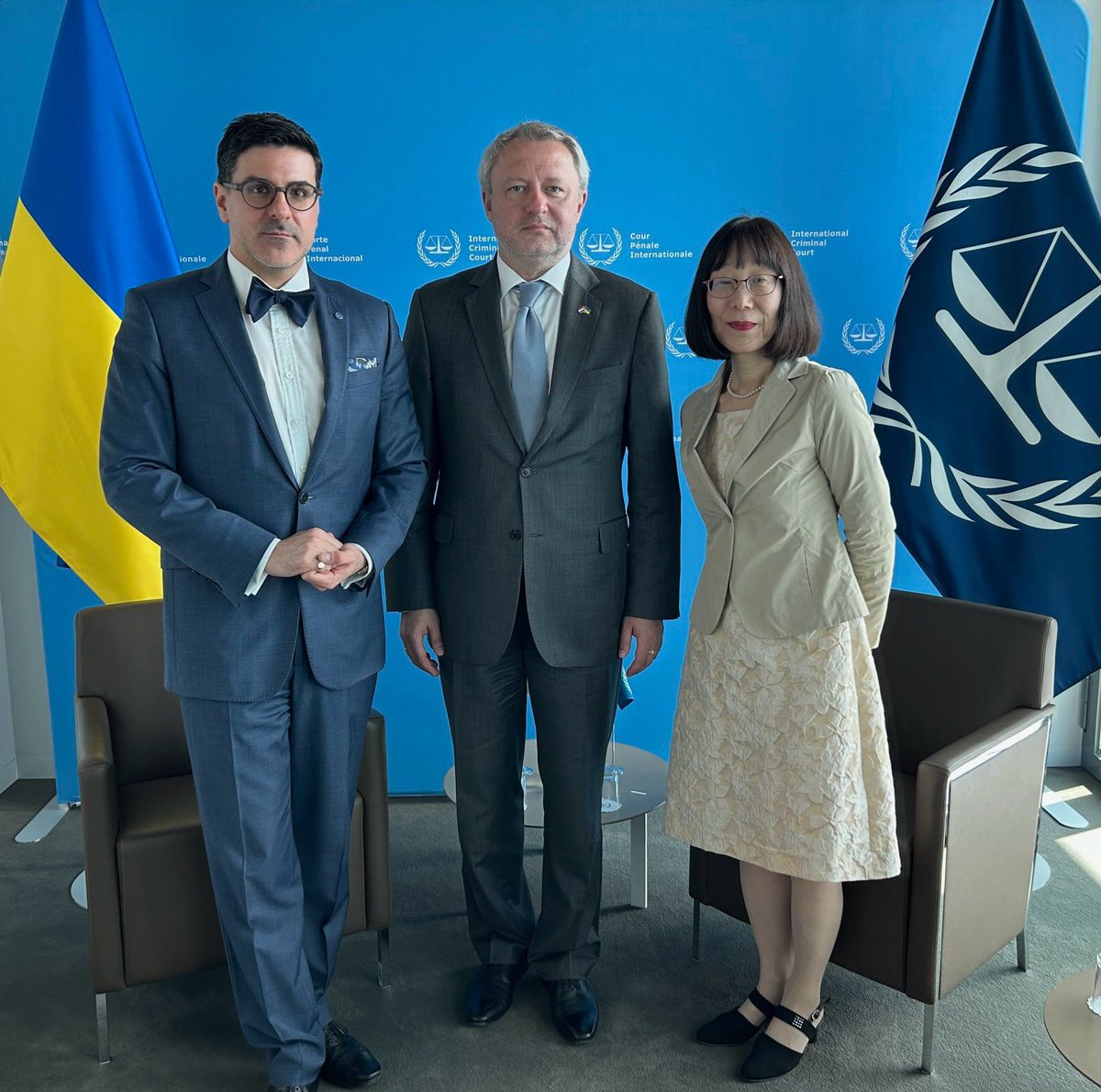 AndriyKostinUa's tweet image. Held productive meetings with ICC President, Registrar and Deputy Prosecutor of the OTP and his team to reaffirm 🇺🇦's unwavering commitment to international justice. Discussions focused on accountability for international crimes and strengthening cooperation with the Court.…