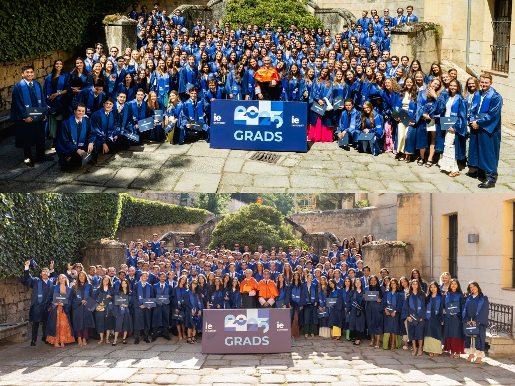 IEbusiness's tweet image. A powerful close to an unforgettable journey. Congrats to the Bachelor in Business Administration, Bachelor in Behavior & Social Sciences and Bachelor in Communications & Digital Media. Here’s to everything that comes after. #NextBestYou 🎓
Read more: ie.edu/university/new…
