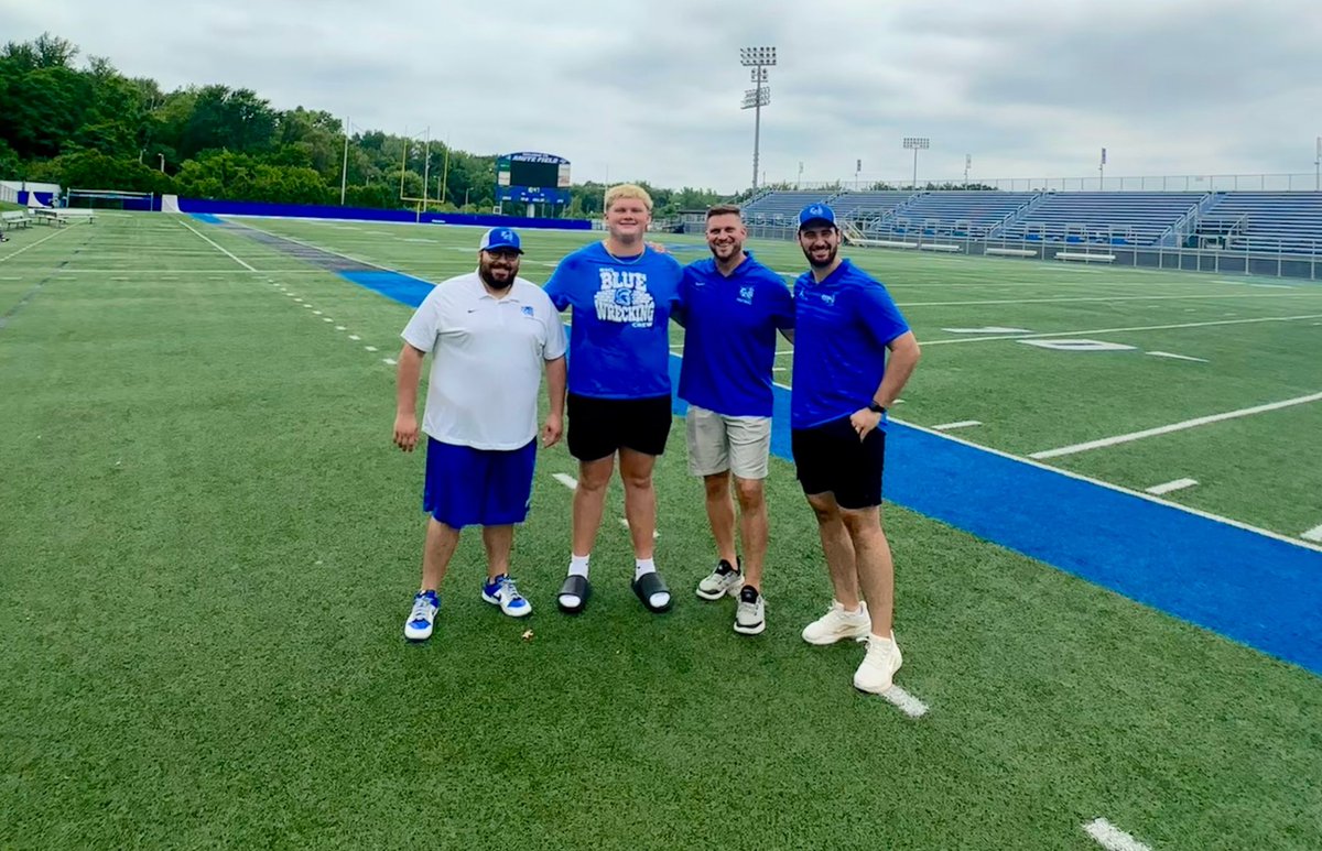 Had a great day today visiting <a href="/ccsu_fb/">CCSU Football</a>!!! Thanks <a href="/CoachLecht/">Adam Lechtenberg</a> <a href="/Coach_Mershman/">Coach Aaron Mershman</a> for taking time and showing me around!! I came away from the visit with a great sense of what the culture and school is about. Really good football and great people!! <a href="/PaFootballNews/">Pennsylvania Football News</a> <a href="/PARisingStar/">PA Rising Star</a>
