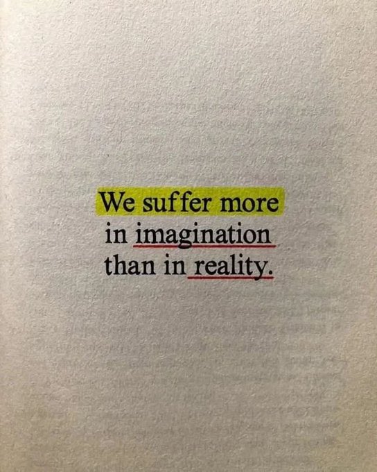 This is so true… it’s never as bad as we imagine especially at 2:22am in the morning. ⬇️