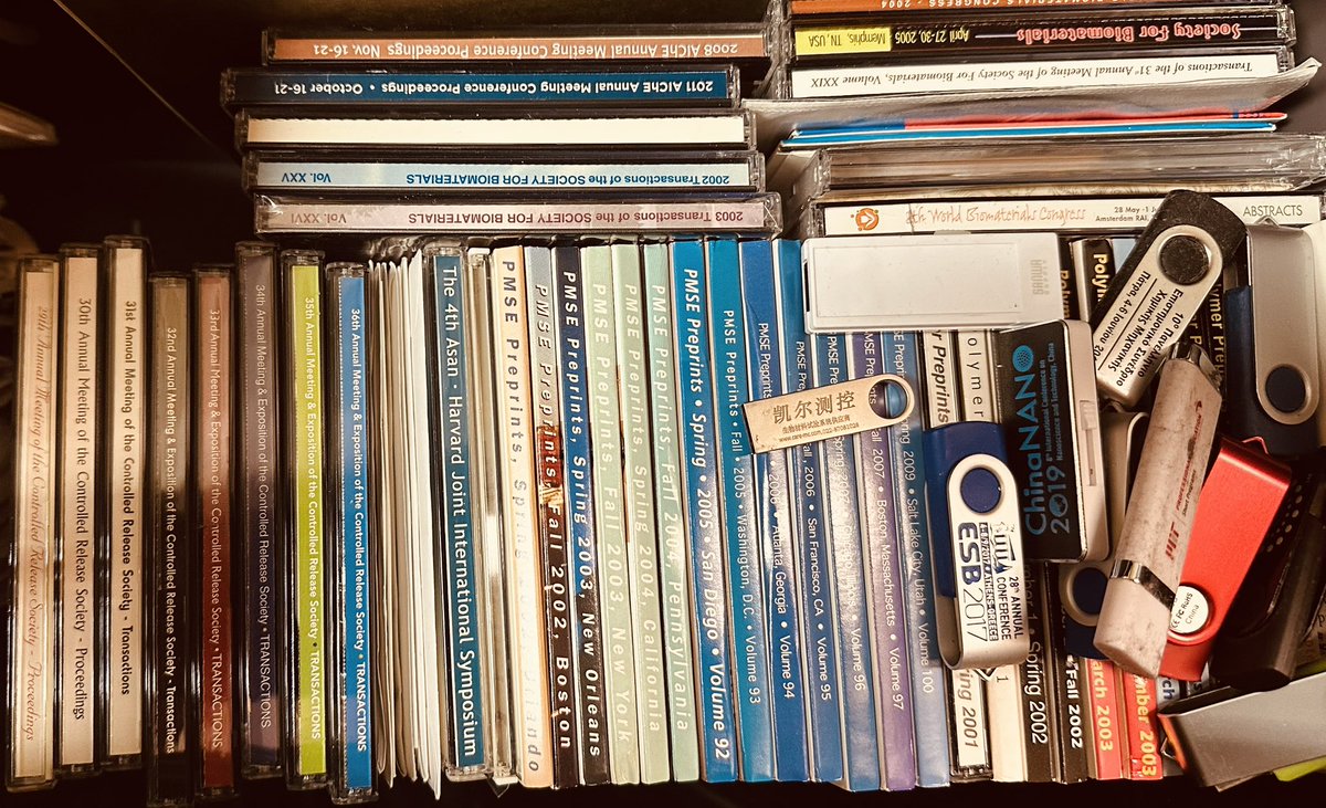 Nicholas A. Peppas (@npeppas) on Twitter photo As the <a href="/CRSScience/">Controlled Release Society</a> annual meeting starts in Philadelphia. I am checking the annual Proceedings and CD-ROM programs in my office. Impressive that CRS has done so much for the field in the last 52 years. Cc: <a href="/MariaJVicent1/">Maria J. Vicent</a> <a href="/JustinHanesPhD/">Justin Hanes</a> <a href="/SMitragotri/">Samir Mitragotri</a> As the <a href="/CRSScience/">Controlled Release Society</a> annual meeting starts in Philadelphia. I am checking the annual Proceedings and CD-ROM programs in my office. Impressive that CRS has done so much for the field in the last 52 years. Cc: <a href="/MariaJVicent1/">Maria J. Vicent</a> <a href="/JustinHanesPhD/">Justin Hanes</a> <a href="/SMitragotri/">Samir Mitragotri</a>