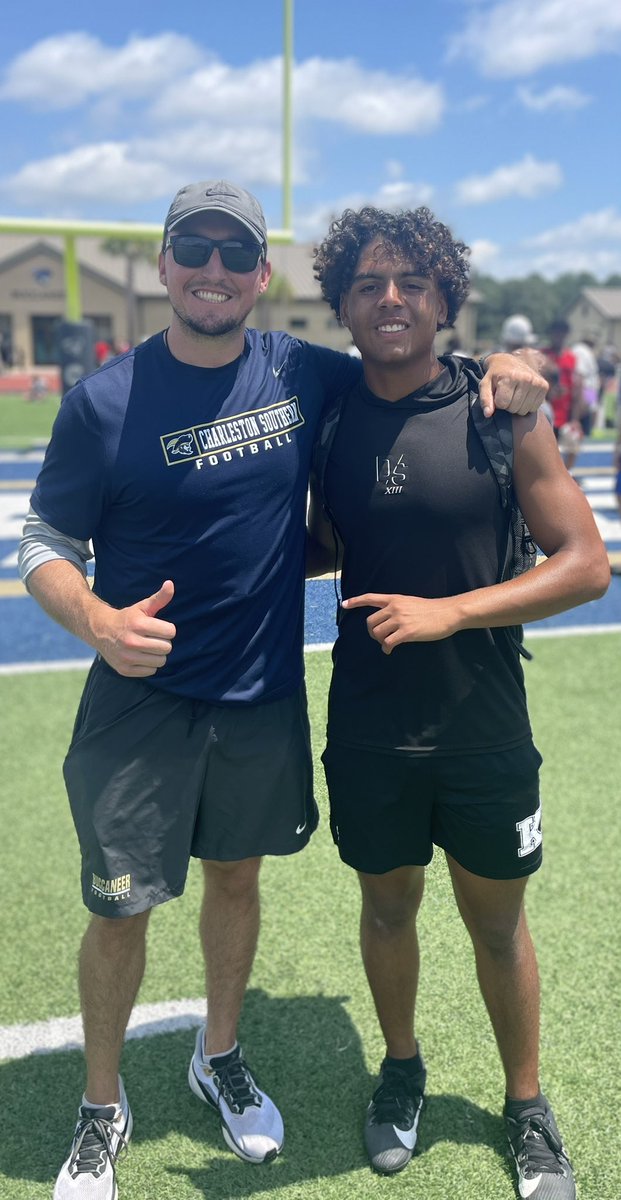 Hudson Champion (@hudsonchamp_90) on Twitter photo Had a great time <a href="/CSU_FB/">Charleston Southern Football</a> today! Excited to be back in Charleston soon. Thank you <a href="/CoachRossPryor/">Ross Pryor</a> & <a href="/CoachZJohnson22/">Zack Johnson</a> for the instruction. Had a great time <a href="/CSU_FB/">Charleston Southern Football</a> today! Excited to be back in Charleston soon. Thank you <a href="/CoachRossPryor/">Ross Pryor</a> & <a href="/CoachZJohnson22/">Zack Johnson</a> for the instruction.