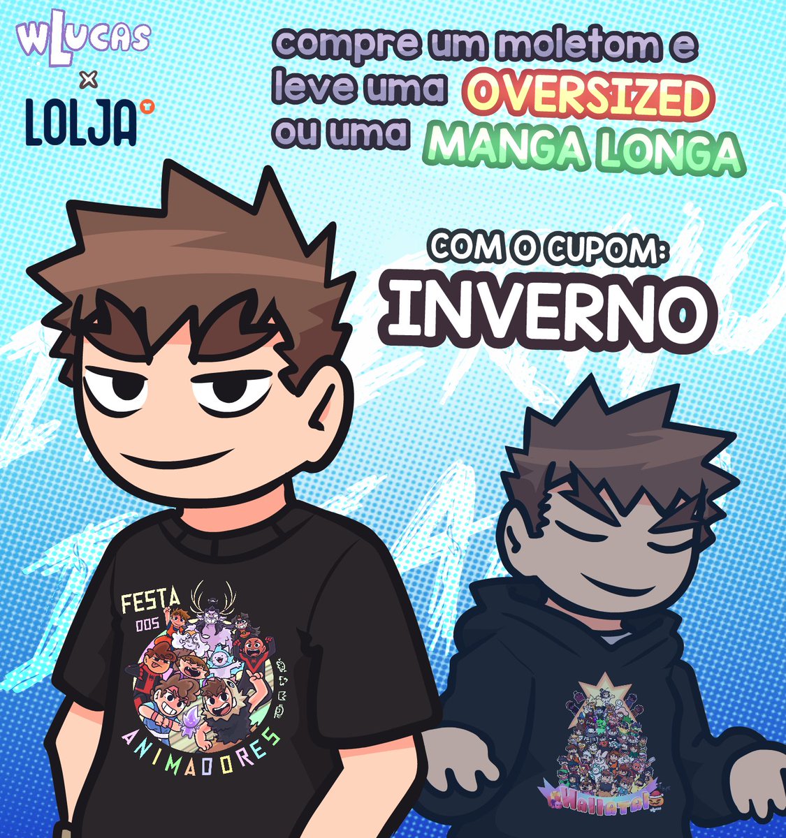 wLucasGsb's tweet photo. eai galerinha do barulho!🎄🎃
essa promoção da Lolja acaba HOJE A MEIA NOITE!!✨
então CORRE, NÃO VER PERDER ESSA: https://t.co/6t7tmnMtCY
na compra de 1 moletom, leva DE GRAÇA uma camiseta OVERSIZED ou de MANGA LONGA!!
Garanta já seu moletom e sua camiseta do HALLATAL❗❗❗❗ https://t.co/SYMTpPyZCs