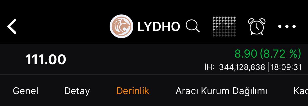 #LYDHO
3 Seans=+17 Kâr
Takas Farklı Kurumlar Üzerinden Toplu
Karşılıklı Top Çevriliyor
İşlem Hacmi Uzun Süre Sonra Zirvelerde
Yola Devam.