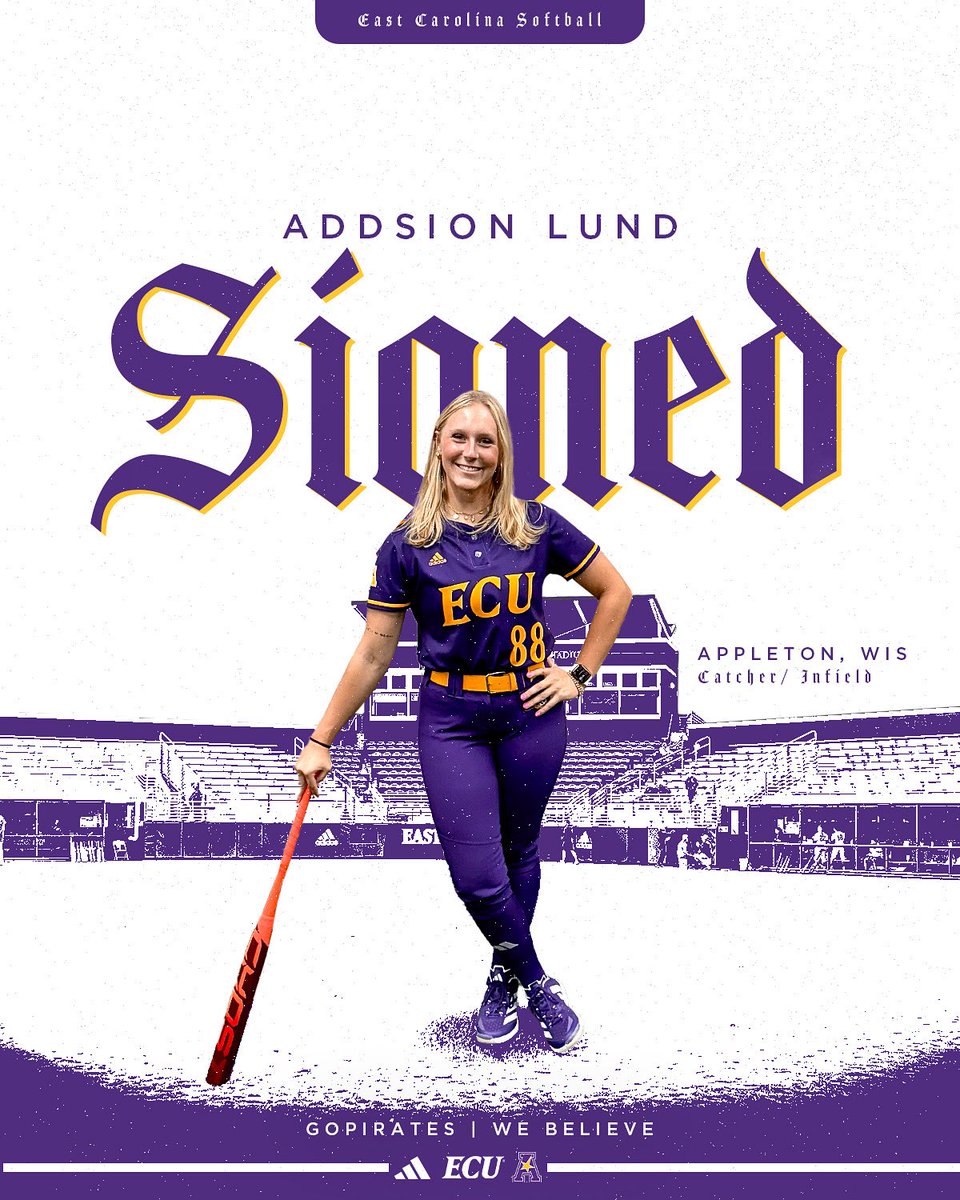 Welcome to ECU! 🏴‍☠️

#GoPirates | #WeBelieve