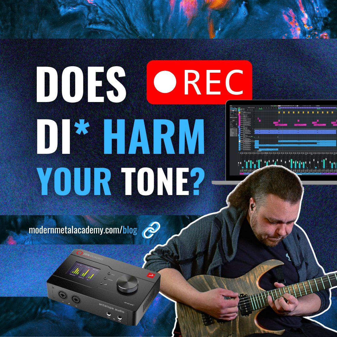 In today’s bedroom producer age, most guitarists know how to record demos—and DI reigns supreme. It frees players from committing to a single tone, offering major flexibility during mixing. But many overlook one key issue... 🤔

modernmetalacademy.com/blog 🔗
ㅤ
#modernmetalguitar