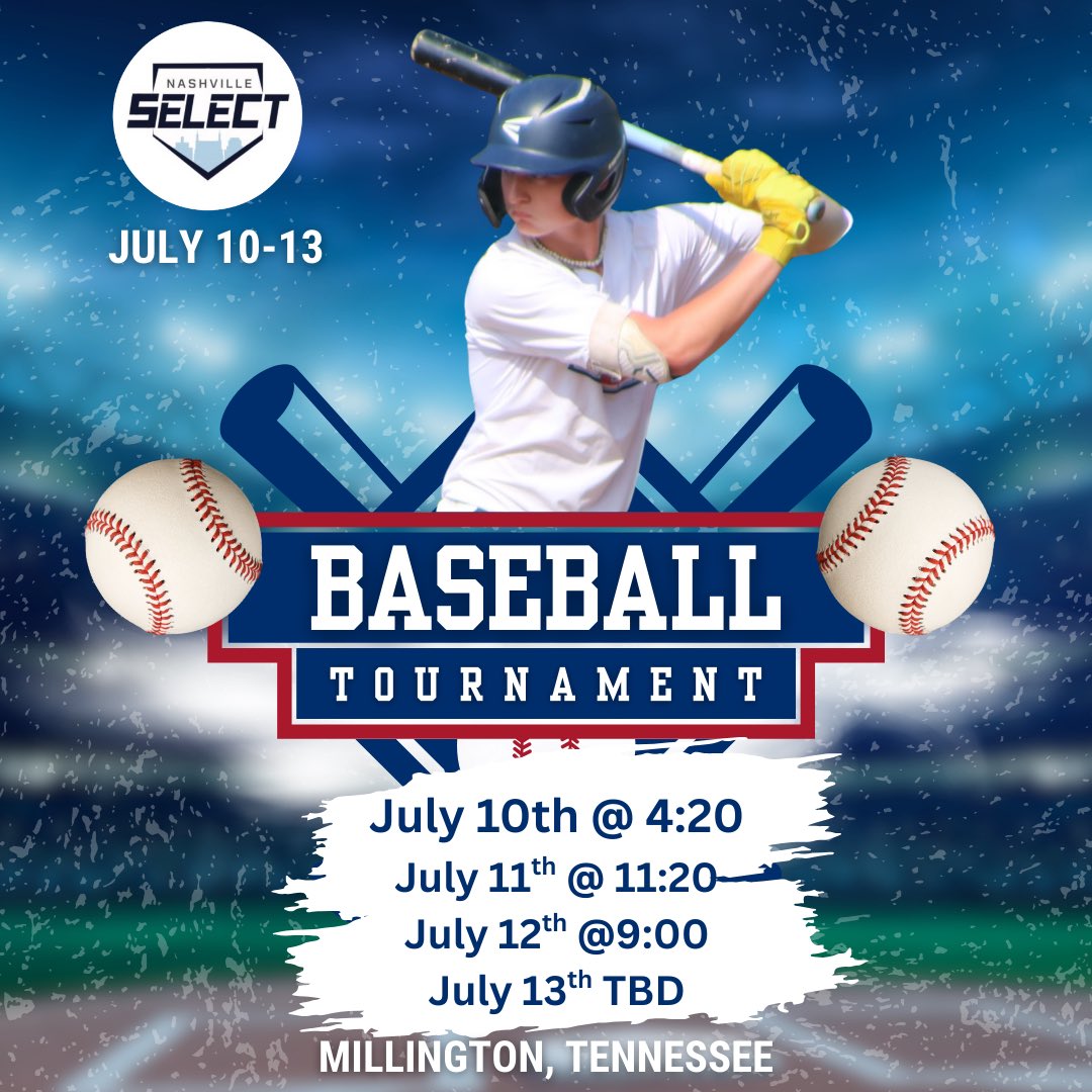 Bracyn Rose (@bracynrose42) on Twitter photo Headed into our last tournament for the year 💥
<a href="/RyanSensing/">Ryan Sensing</a> <a href="/PG_Tennessee/">Perfect Game Tennessee</a> <a href="/PerfectGameUSA/">Perfect Game USA</a> <a href="/nashvilleselec1/">nashvilleselectbaseball</a> Headed into our last tournament for the year 💥
<a href="/RyanSensing/">Ryan Sensing</a> <a href="/PG_Tennessee/">Perfect Game Tennessee</a> <a href="/PerfectGameUSA/">Perfect Game USA</a> <a href="/nashvilleselec1/">nashvilleselectbaseball</a>