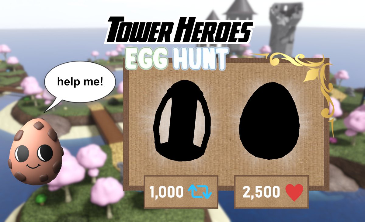 Hiloh23's tweet image. will you help him? 🥚
#TowerHeroes #Roblox #RobloxDev