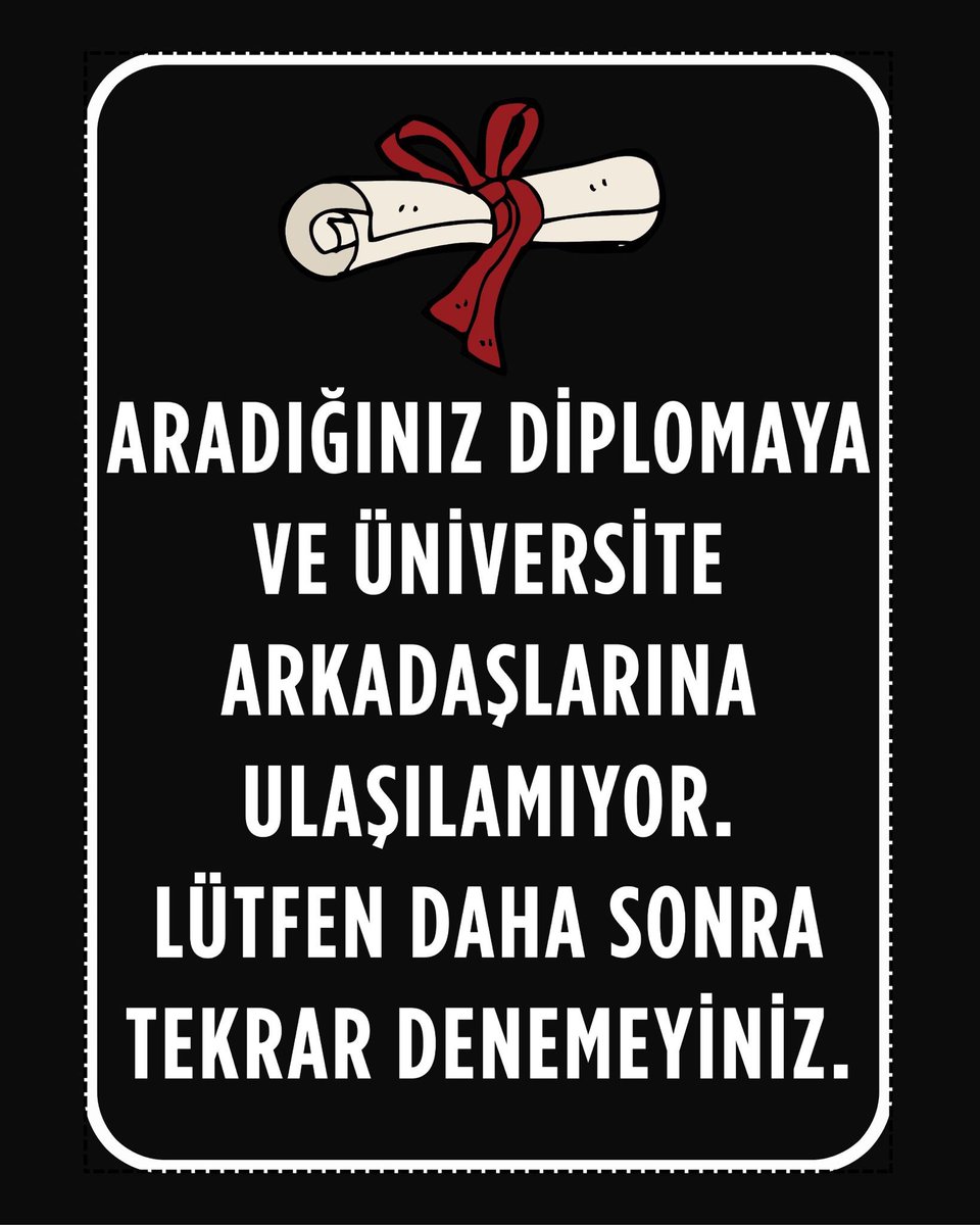 Lütfen tekrar denemeyiniz!
Diploması, üniversite arkadaşları olan var olmayan var…