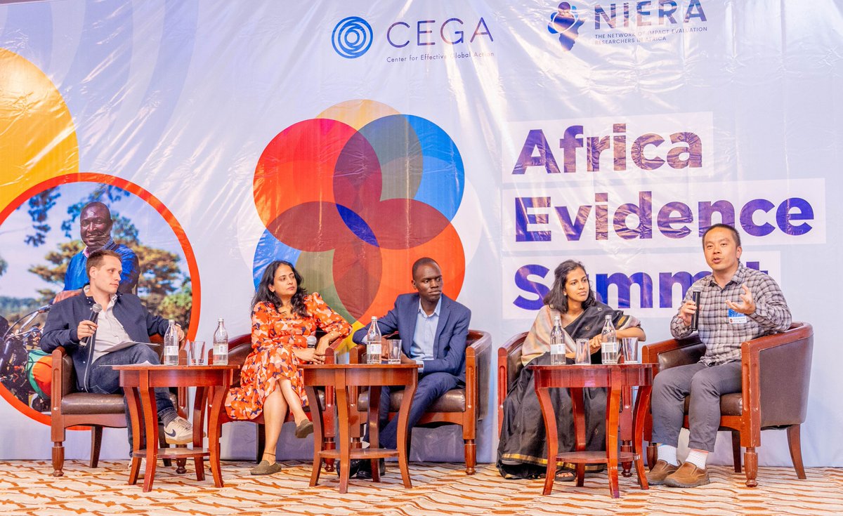 CEGA_UC's tweet image. As the global aid landscape shifts, evidence is critical—now more than ever.
CEGA, @BusaraCenter, & @NIERA_EA recently hosted #NairobiEvidenceWeek, featuring #AES2025 and #ESA2025, to advance research and policy that improves lives.
Stream: go.cega.org/AES25live