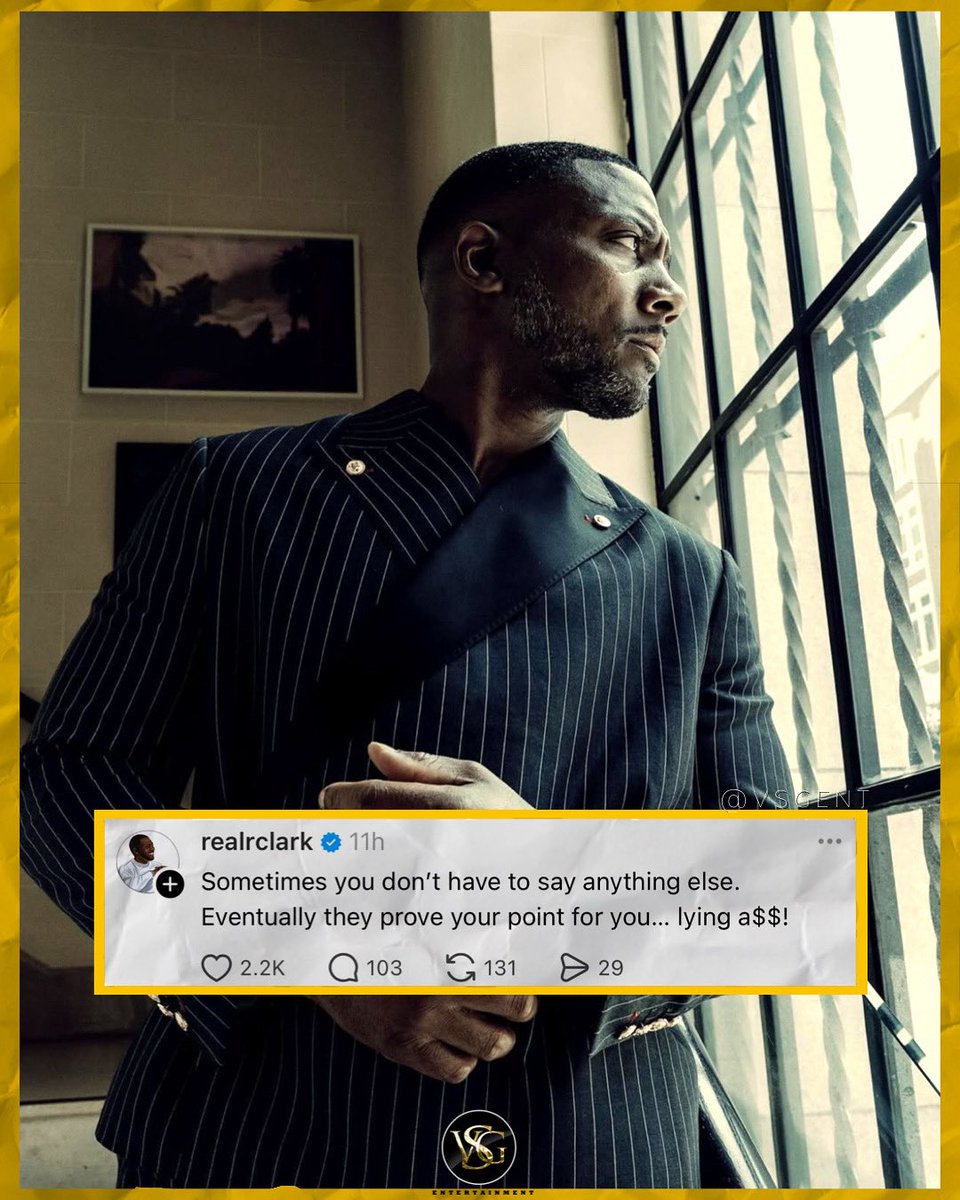 VSG_ENT's tweet image. @realrclark Sometimes the best way to see someone is to not look at them at all. #ryanclark