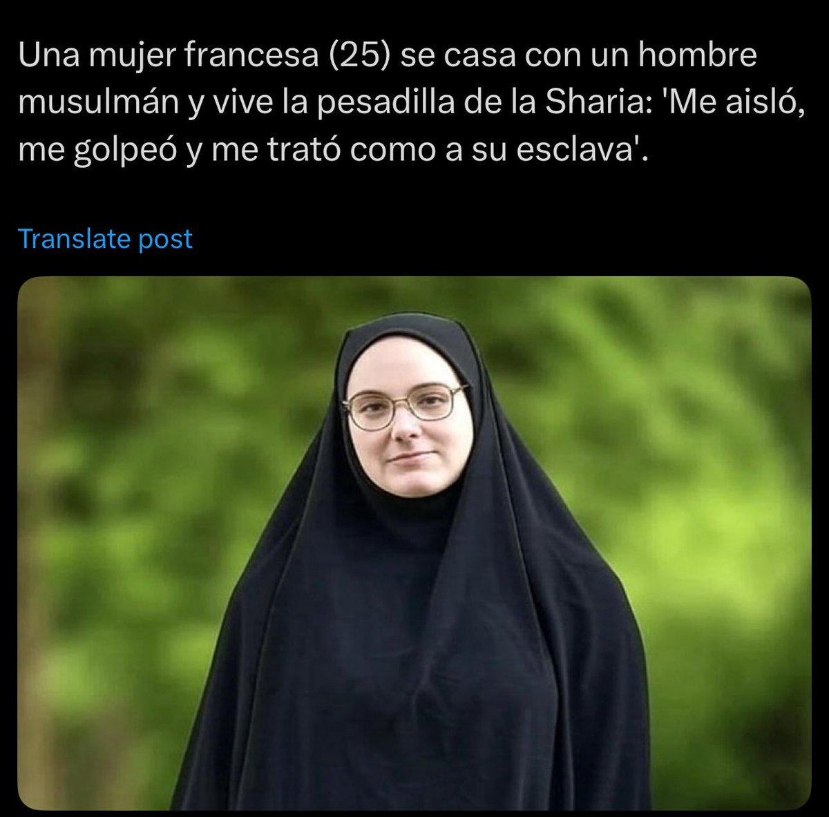 Javierito321's tweet image. Se ve bien divertido y lindo casarse con un Musulmán fanático