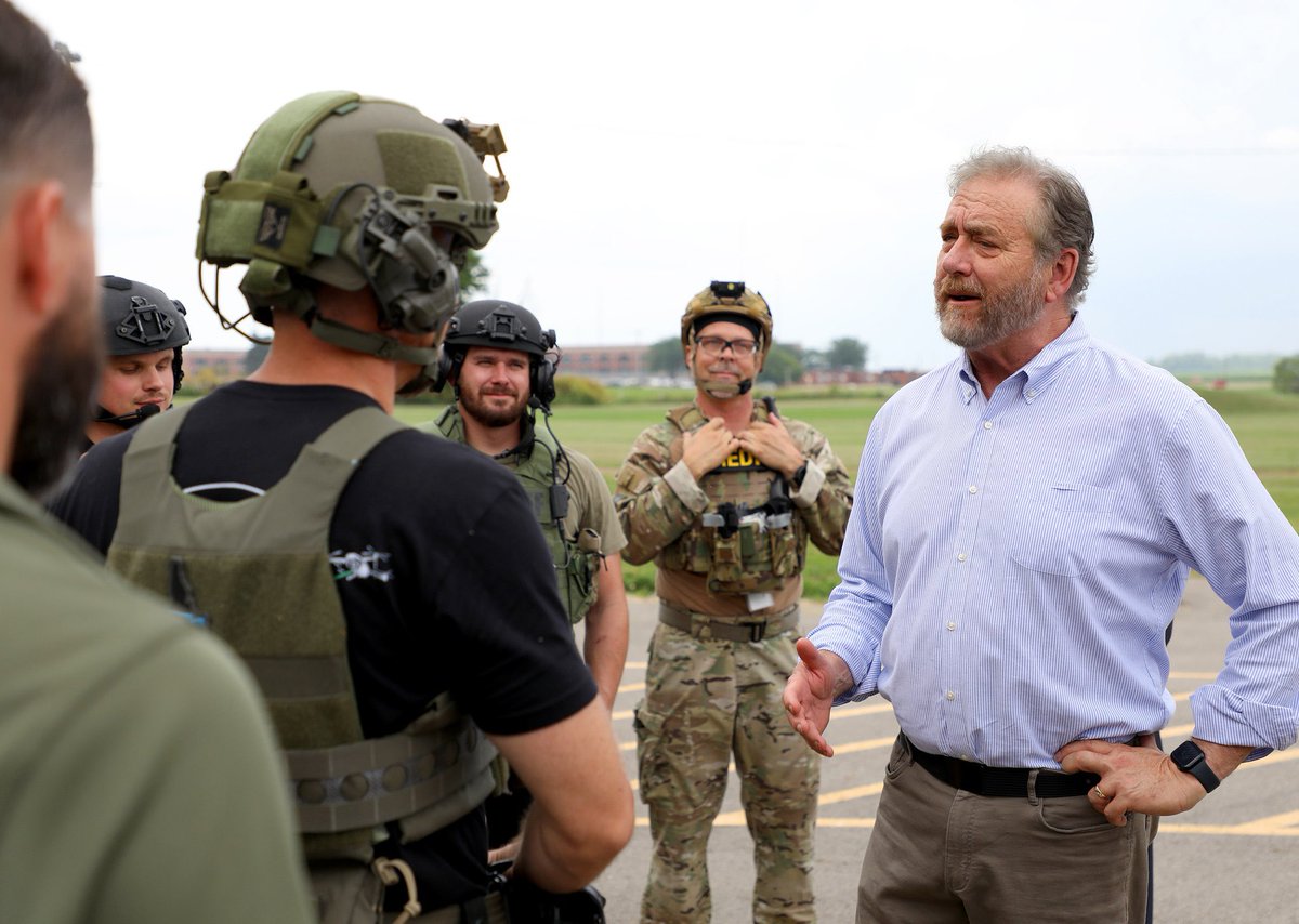 OhioAG's tweet image. AG Yost checked out the Tactical Drone Response course, which equips officers with the skills to deploy drones during patrol and tactical operations.
From crime scene surveillance to search and rescue, OPOTA’s advanced training courses prepare agencies for the future of policing.