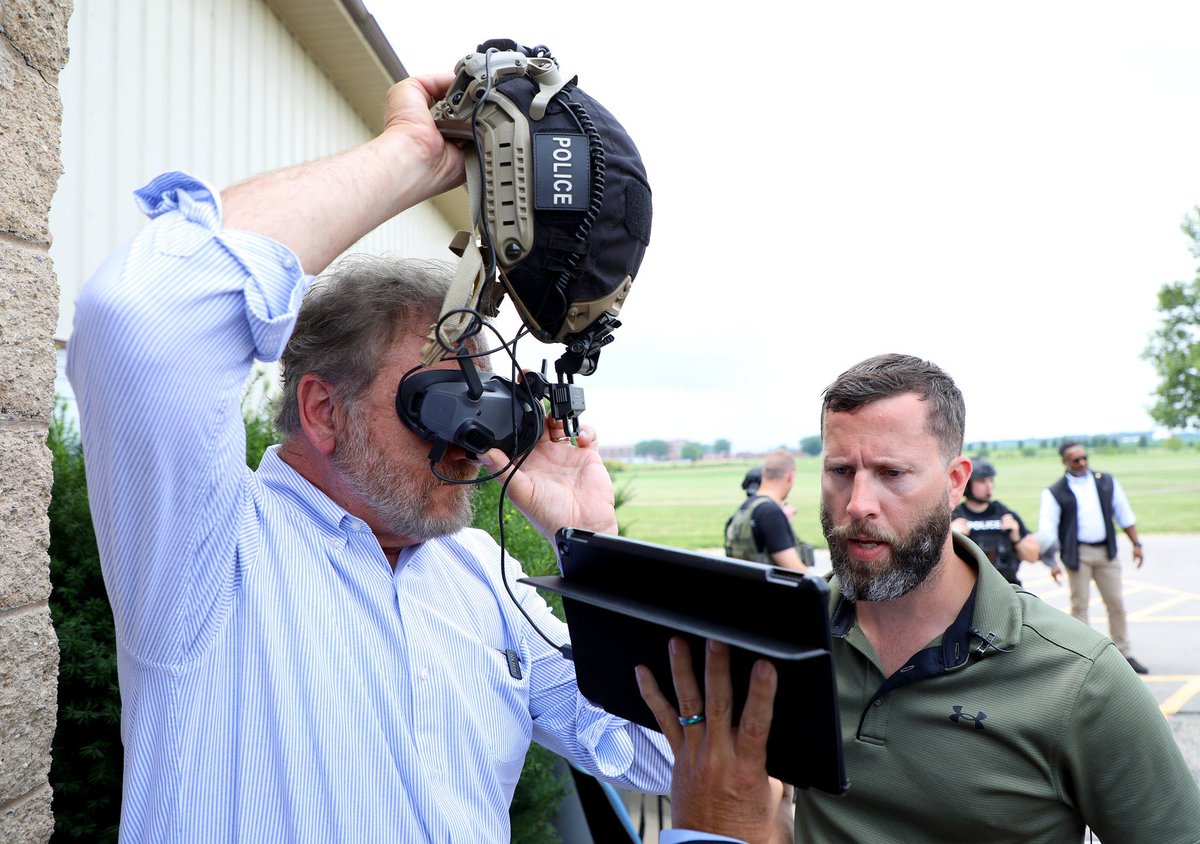 OhioAG's tweet image. AG Yost checked out the Tactical Drone Response course, which equips officers with the skills to deploy drones during patrol and tactical operations.
From crime scene surveillance to search and rescue, OPOTA’s advanced training courses prepare agencies for the future of policing.