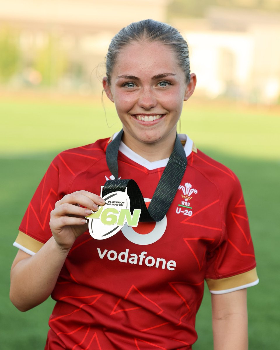 🌟 𝙎𝙚𝙧𝙚𝙣 𝙮 𝙂ê𝙢 - 𝙃𝙖𝙣𝙣𝙖 𝙈𝙖𝙧𝙨𝙝𝙖𝙡𝙡 🏅

Llongyfarchiadau Hanna, great performance 👏

#U6NSummerSeries | #WALvSCO