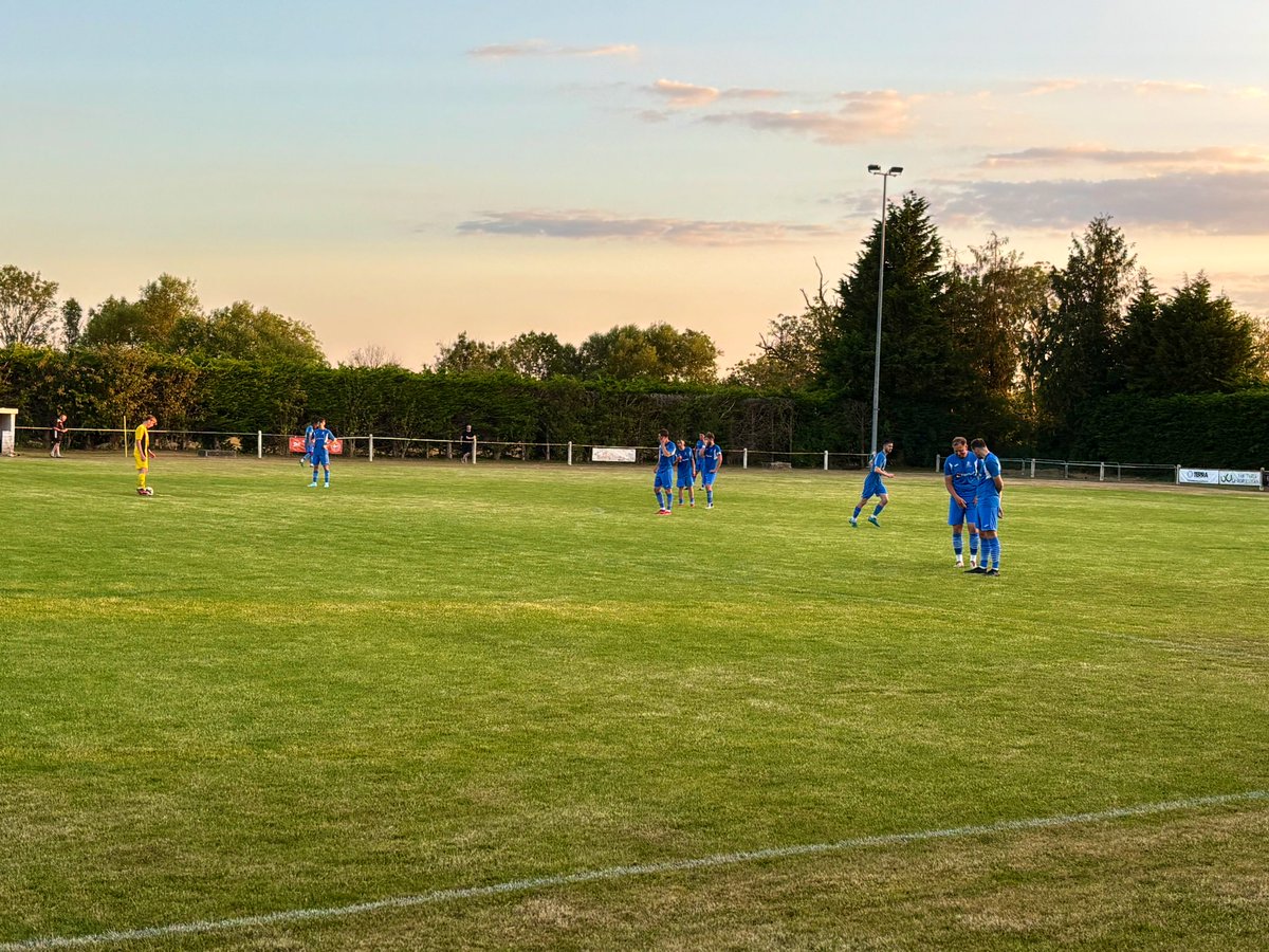 Second half underway 3-0 Town