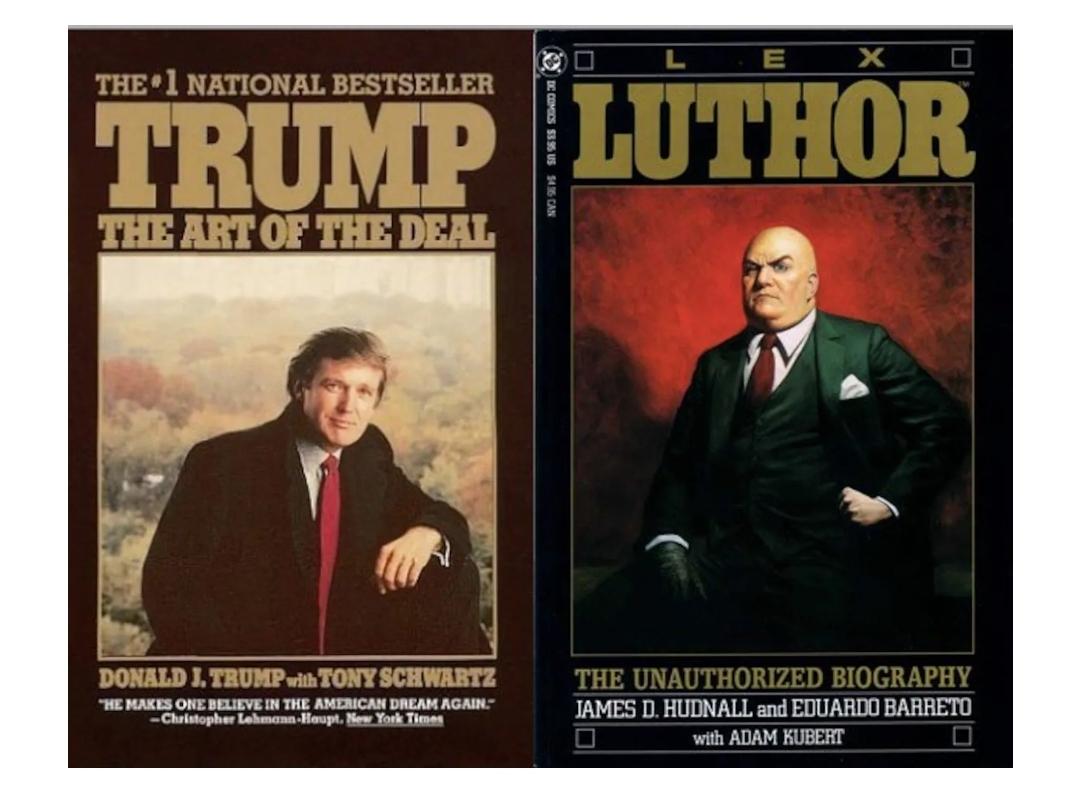 Funniest thing about this is that #Superman   's Lex is very much based on the Wolfman/Byrne version

... and guess who inspired the John Byrne version of Lex Luthor