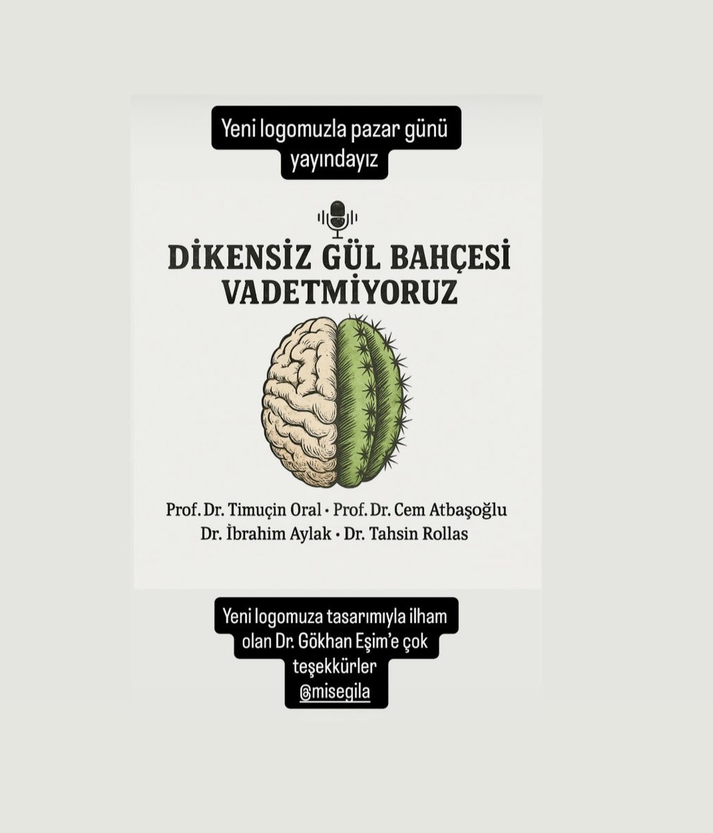Yeni logomuzla pazar günü tekrar yayındayız.

open.spotify.com/show/0XGfhfkXL…